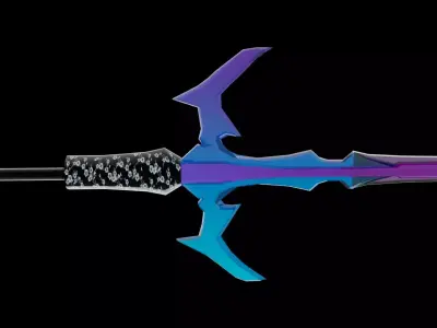 sword model Low-poly 3D model get