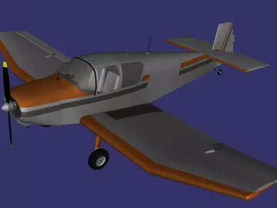 Jodel D 112 Free low-poly 3D model