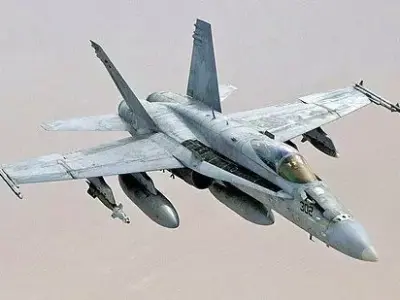 McDonnell Douglas F-18 3D model