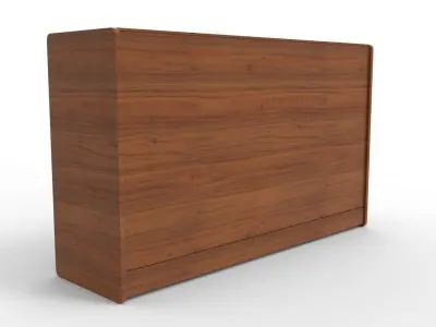 Modern Drawer Low-poly 3D model