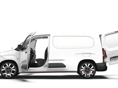 Opel Combo LWB Van HQ Interior 2024 3D model
