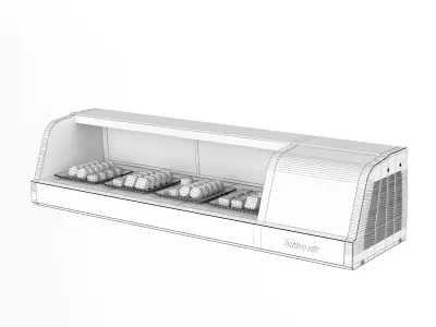 Sushi Case Turbo Air 3D model