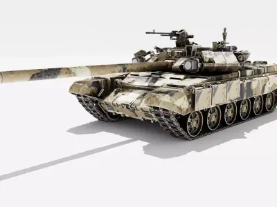 T90 Russian Tank 3D model