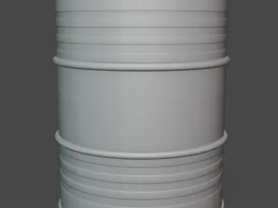 Barrel Free low-poly 3D model order