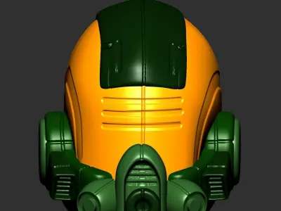 helmet high poly sculpt 3d printable 3D model 3D model