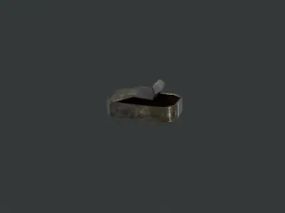 Cans- Dirty and Crumpled 3 Piece Set Free low-poly 3D model
