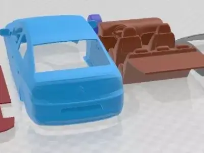 Citroen C-Elysee 2013 Printable Car  3D print model