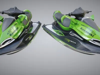 Jetski 3D model buy