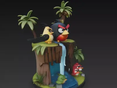 Angry Birds Free 3D print model