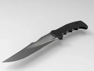 Combat Knife 3D model 3