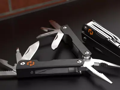 Multi tool Low-poly 3D model