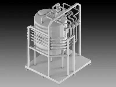 8 Factory Props- High detail 3d models- Vol 08 Low-poly 3D model