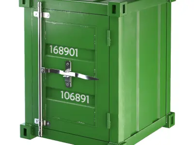 CARLINGUE Sea Container nightstand 3D model