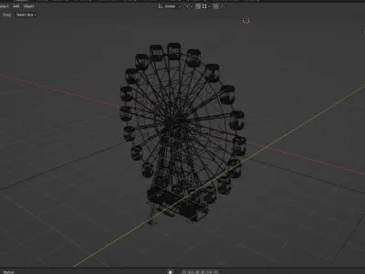 Chernobyl ferris wheel 3D model