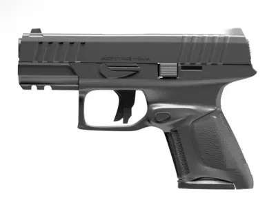 Gun glock2   3D model