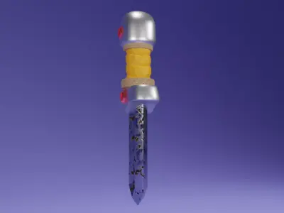 Low poly sword Free 3D model purchase