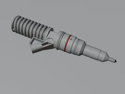 Diesel Injector Unit - External Housing Only 3D model