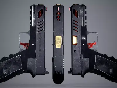 GLOCK 21-S1 Free 3D model