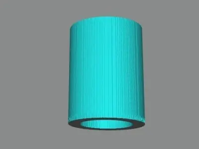 Spherical radar dome 3D model