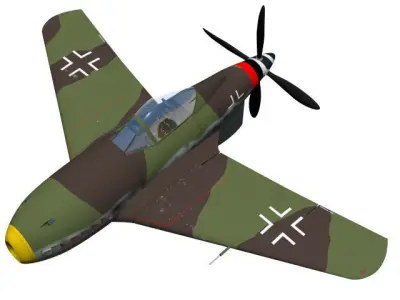 Messerschmitt Me334 3D model
