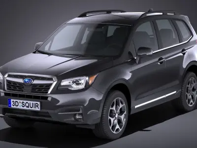 Subaru Forester 2017 3D model purchase