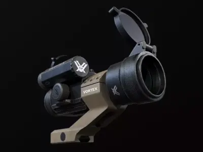 Scope dot Low-poly 3D model