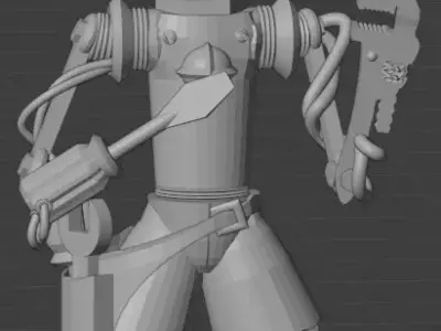 Floyd the Droid  from Space Station Zemo boardgame Free 3D print model