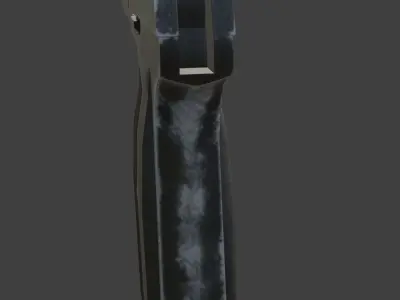 weapon tokarev Low-poly 3D model