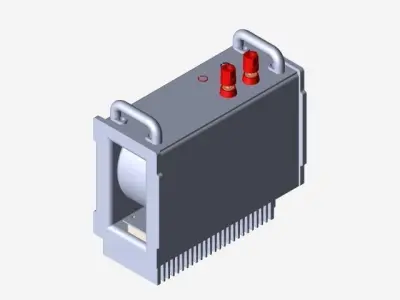 12V power supply Free 3D model