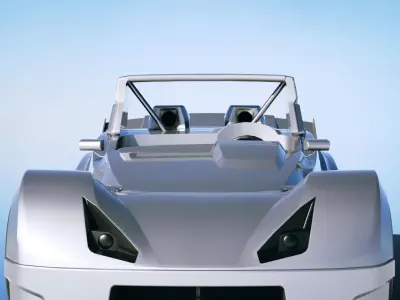 Lada Revolution II RS 2006 Low-poly 3D model