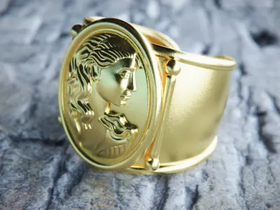 Roman Estate Ring 3D print model