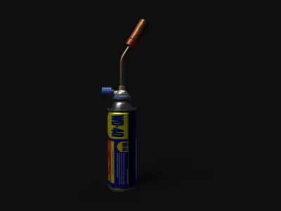 Portable Gas Burner- 3D model 3D model