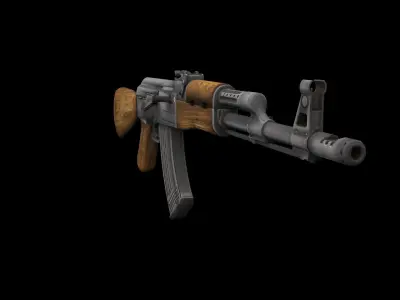 AK47 Rifle 3D model purchase
