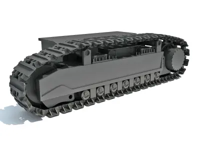 Excavator Track 3D model