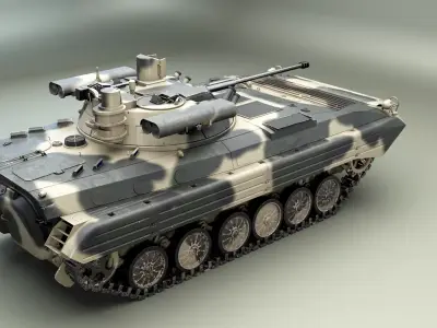 BMP-2M Berezhok Camo 3D model