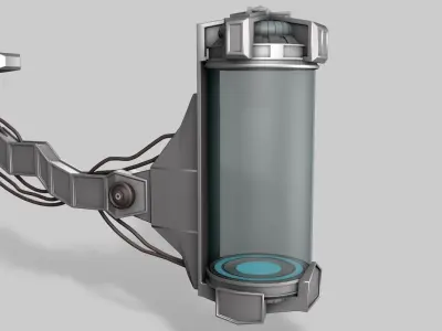 Sci-fi liquid container  3D model purchase