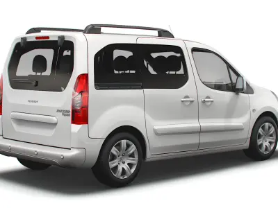 Peugeot Partner Tepee 2017 3D model