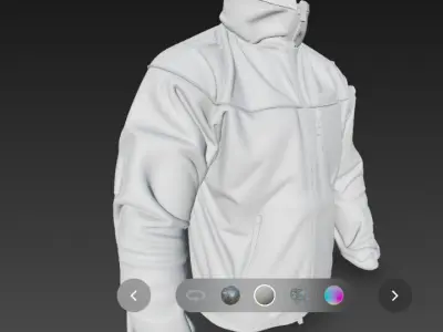  military tactical jacket 3d model 3D model
