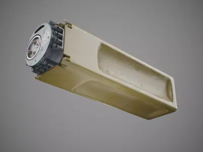 PTM-3 Soviet-Russian magnetic influence anti-tank mine  Low-poly 3D model