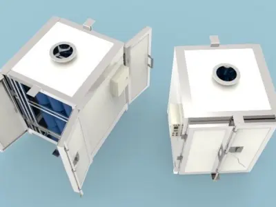 Powder Coating Oven Machine 3D model