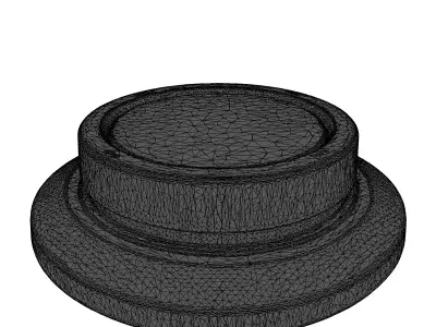 Industrial Emergency Stop Button 3D model purchase