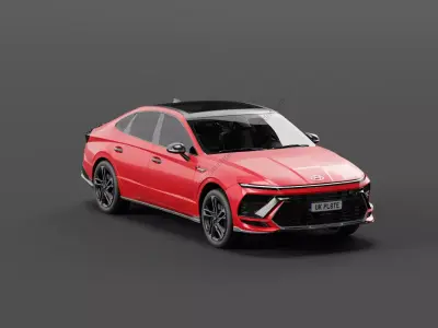 Hyundai Sonata N Line 2024 Free 3D model