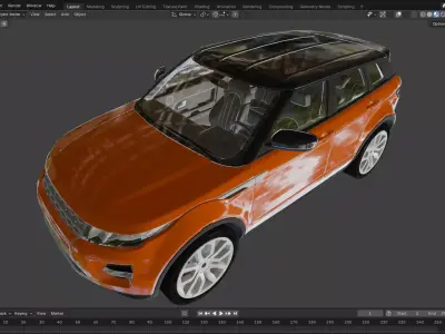 Car pack  Low-poly 3D model