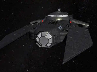 STAR WARS - VT49 DECIMATOR Low-poly 3D model