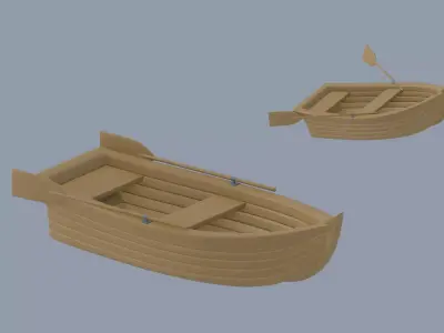boat model 3D model from CGTrader