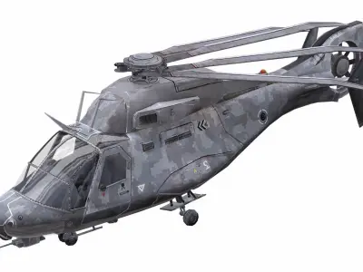 AirCraft 14 - Helicopter Free 3D model