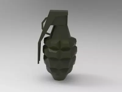 mk2 grenade 3D model purchase