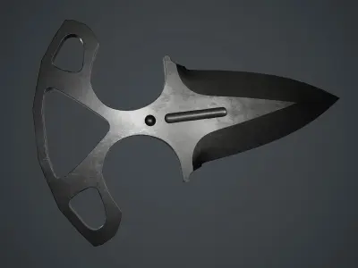 Shadow Dagger PBR Game Ready Low-poly 3D model