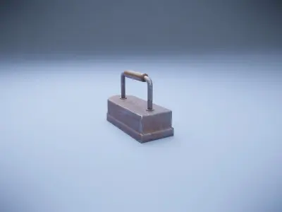 Old iron Low-poly 3D model purchase