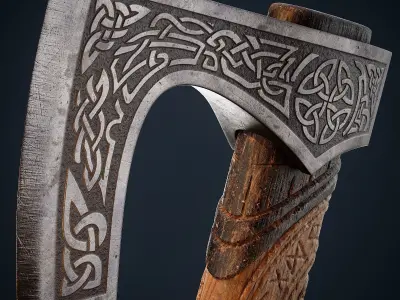 Nordic Axe 3D model purchase